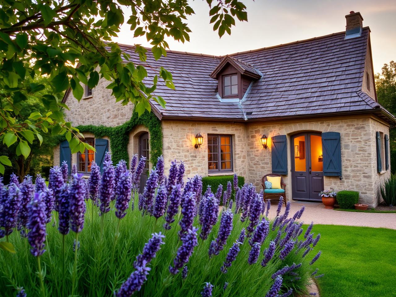 Lavender Cottage in Provence, France